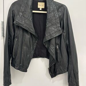 ❌SOLD❌ REAL LEATHER JACKET Silence + Noise (Urban Outfitters)